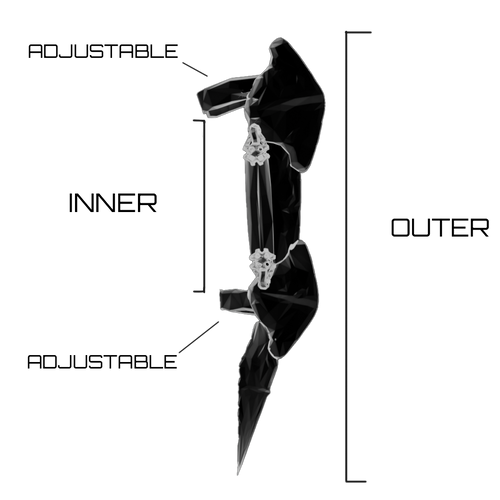 Size chart for T-Knight Ring (PREORDER)